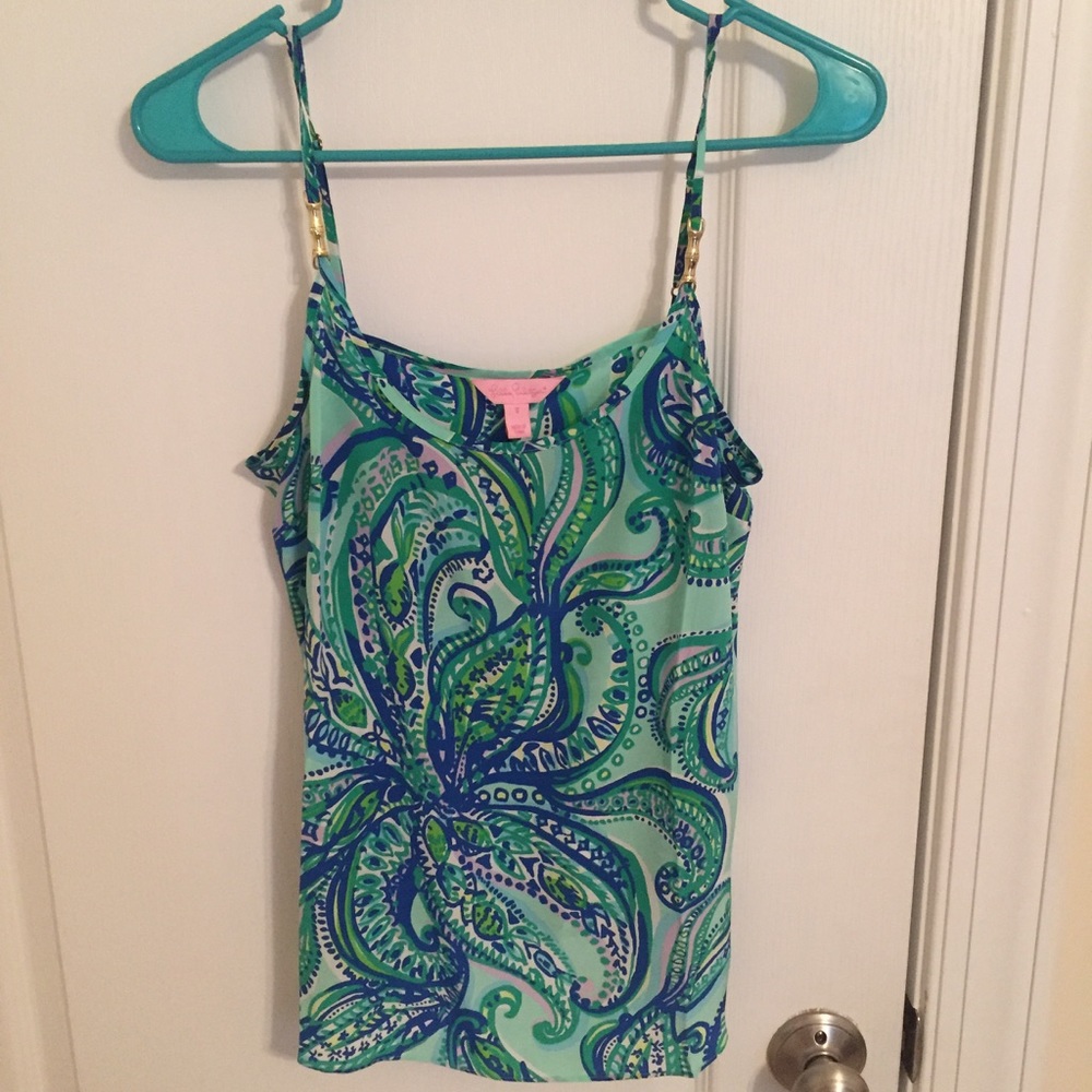 Lilly Pulitzer silk tank